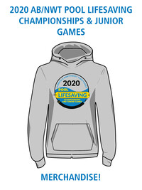 Merchandise for the 2020 AB/NWT Pool Lifesaving Championships and Junior Games!