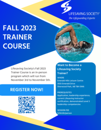 Registration is Now Open for Our Fall 2023 Trainer Course!